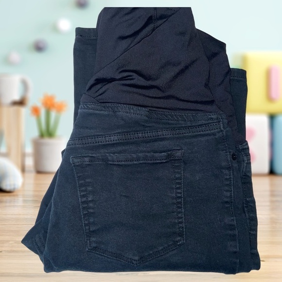 Isabel Women’s Maternity Isabel Skinny Black Jeans Size 10 - Picture 4 of 9